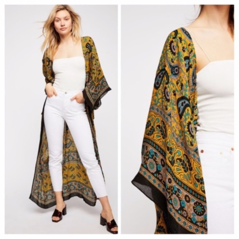 Free People Eternal Flame Maxi Kimono - Picture 4 of 7